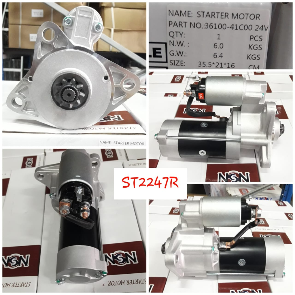 ST2247R   - DAEWOO AC ENGINE OEM 24V 9T RHC STARTER
