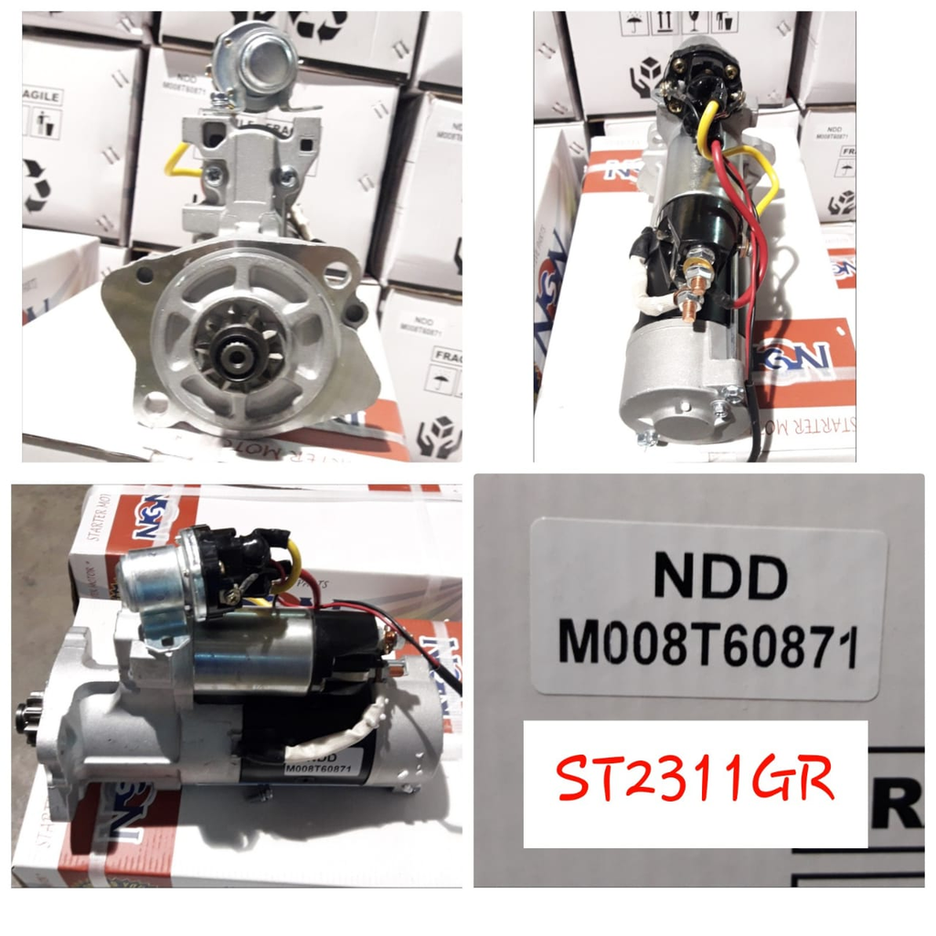 ST2311GR - FORKLIFT S6S 2 BOLT 1/7 24V 10T STARTER MOTOR