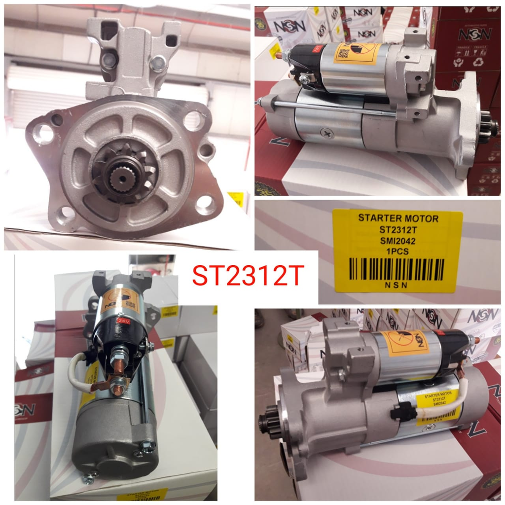 ST2312T   - FORKLIFT S6S 24V 10T 4B STARTER MOTOR