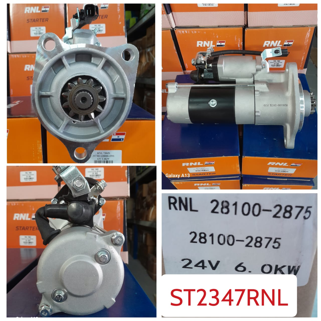 ST2347RNL- HINO N/M 24V 11T OEM 80MM/SM/F STARTER