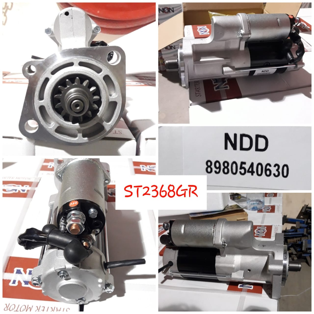 ST2368GR-IZU/HTI EXCV. 4HK1 24V 13T 2BOLT STARTER MOTOR