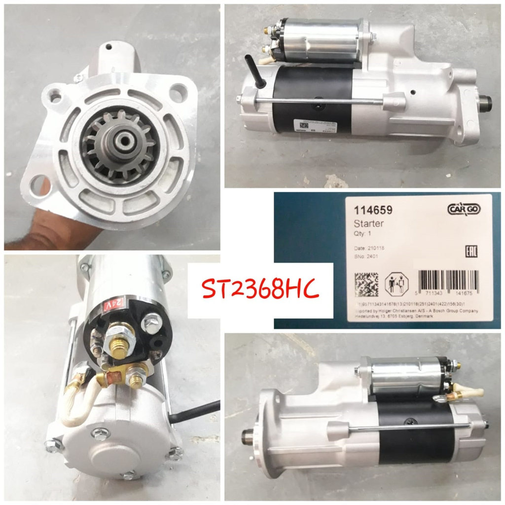 ST2368HC- IZU/HTI EXCV. 4HK1 24V 13T 2B STARTER MOTOR