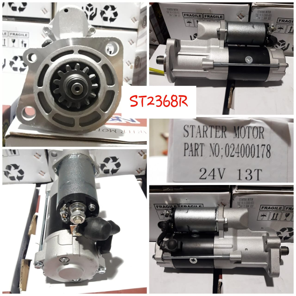 ST2368R   - IZU/HTI EXCV. 4HK1 24V 13T 2B STARTER MOTOR