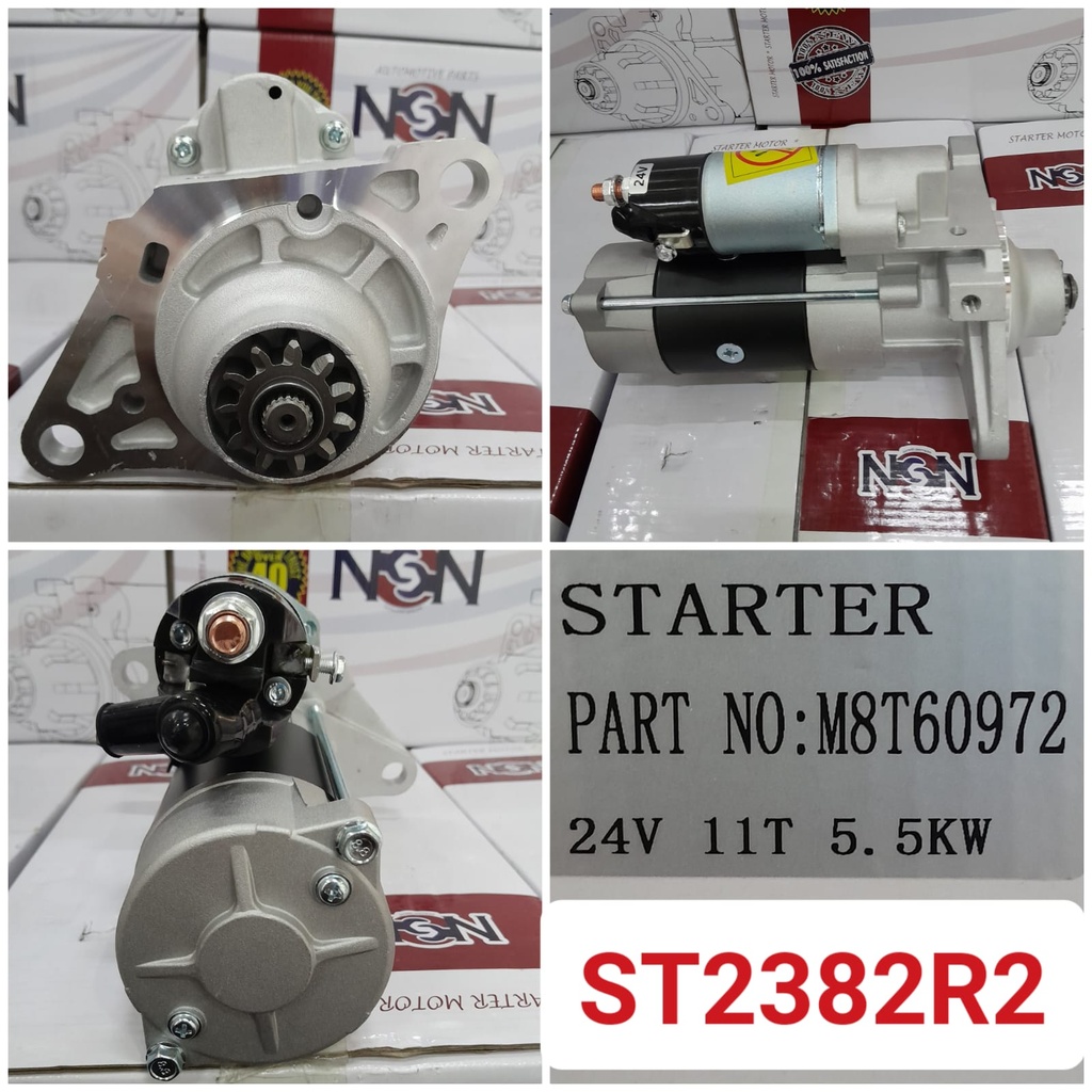 ST2382R2   - IZU 6HK1 MITS TYPE 24V 11T STARTER