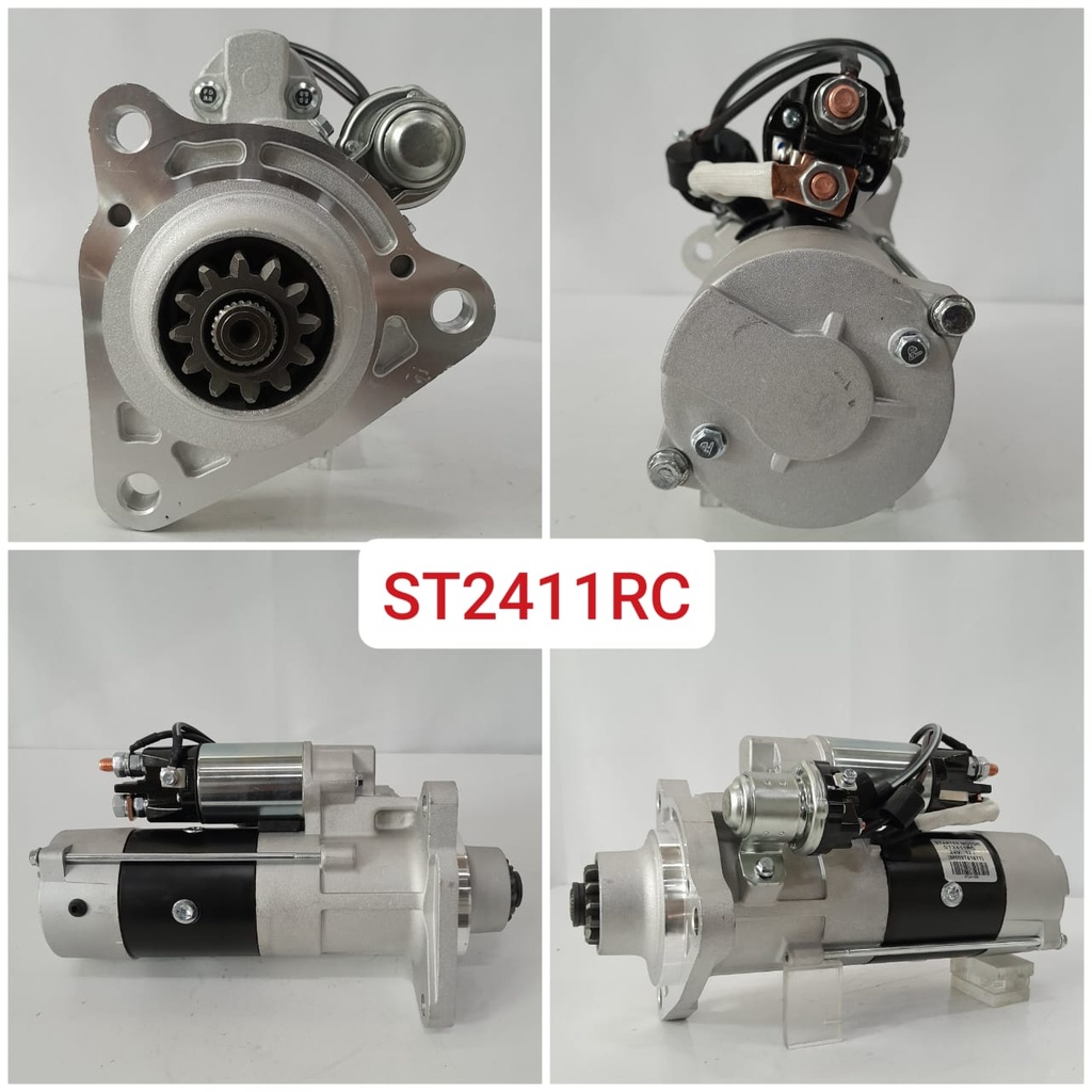 ST2411RC-IVECO 39MT 24V 12T B/C STARTER +SAFETY STARTER