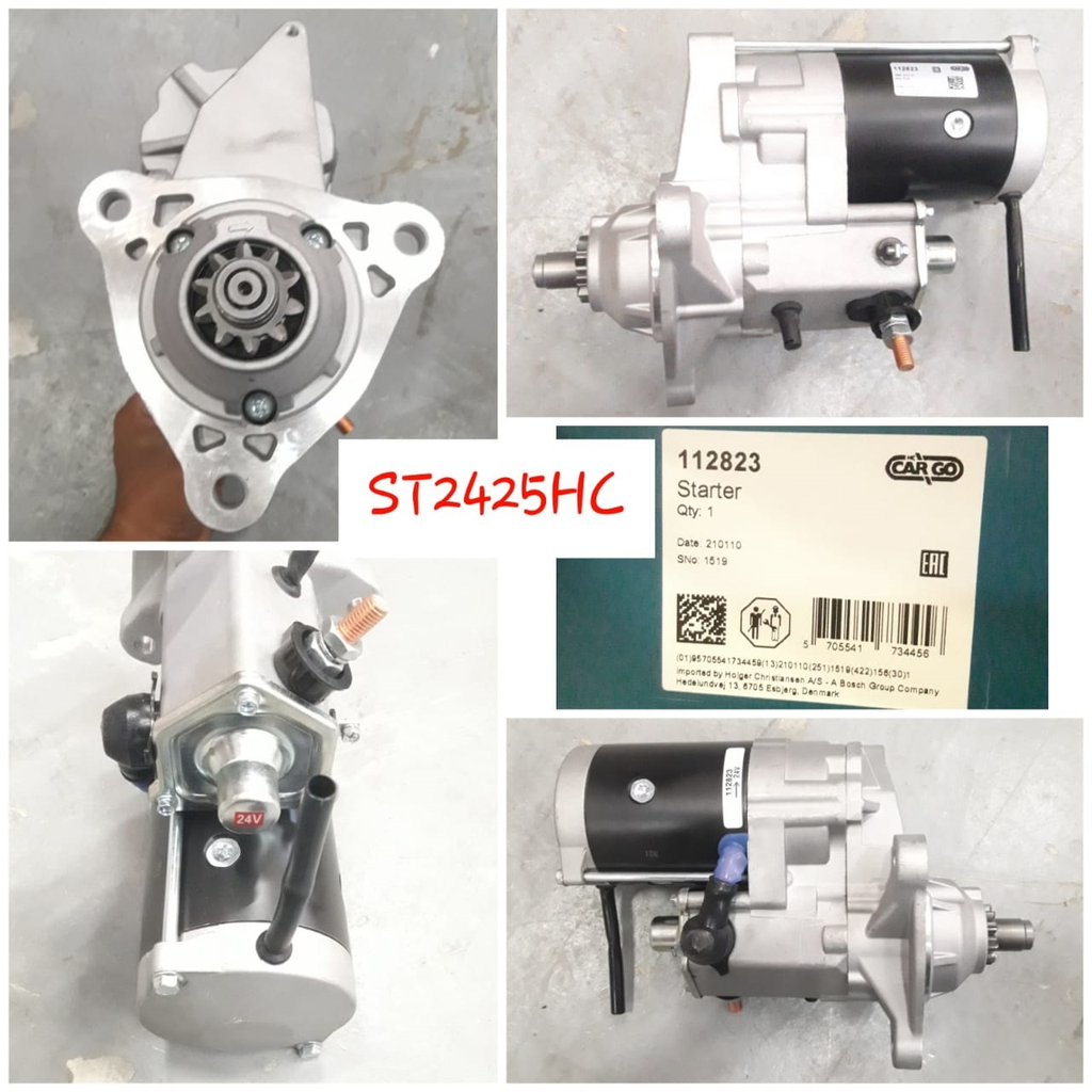 ST2425HC- IVECO ND 24V 10T B/B STARTER MOTOR