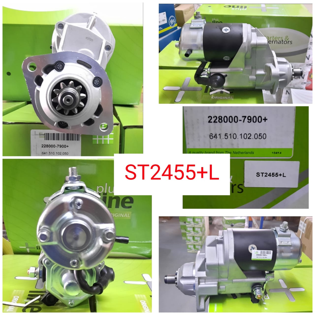 ST2455+L- KOMATSU ND S6D102 24V 10T STARTER