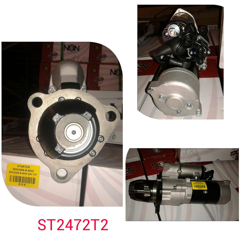 ST2472T2   - KOMATSU S6D125 OEM 24V 12T RHO STARTER