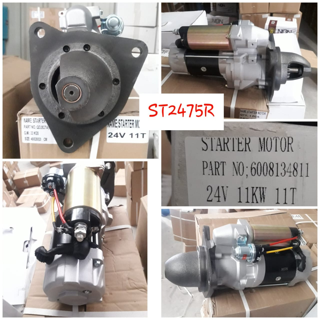 ST2475R   - KOMATSU D155 DOZER 24V 11T STARTER MOTOR