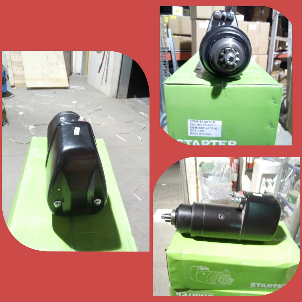 ST2527GR-MCD/BOOS 24V 9T 6.6 KW STARTER MOTOR
