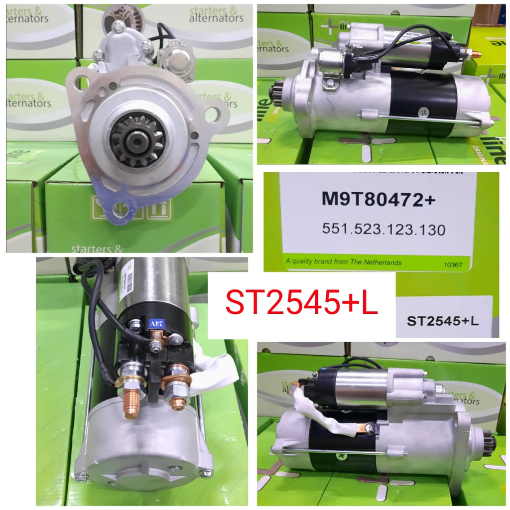 ST2545+L-MRCD AXOR MP2 39MT 24V 12T 7KW STARTER MOTOR