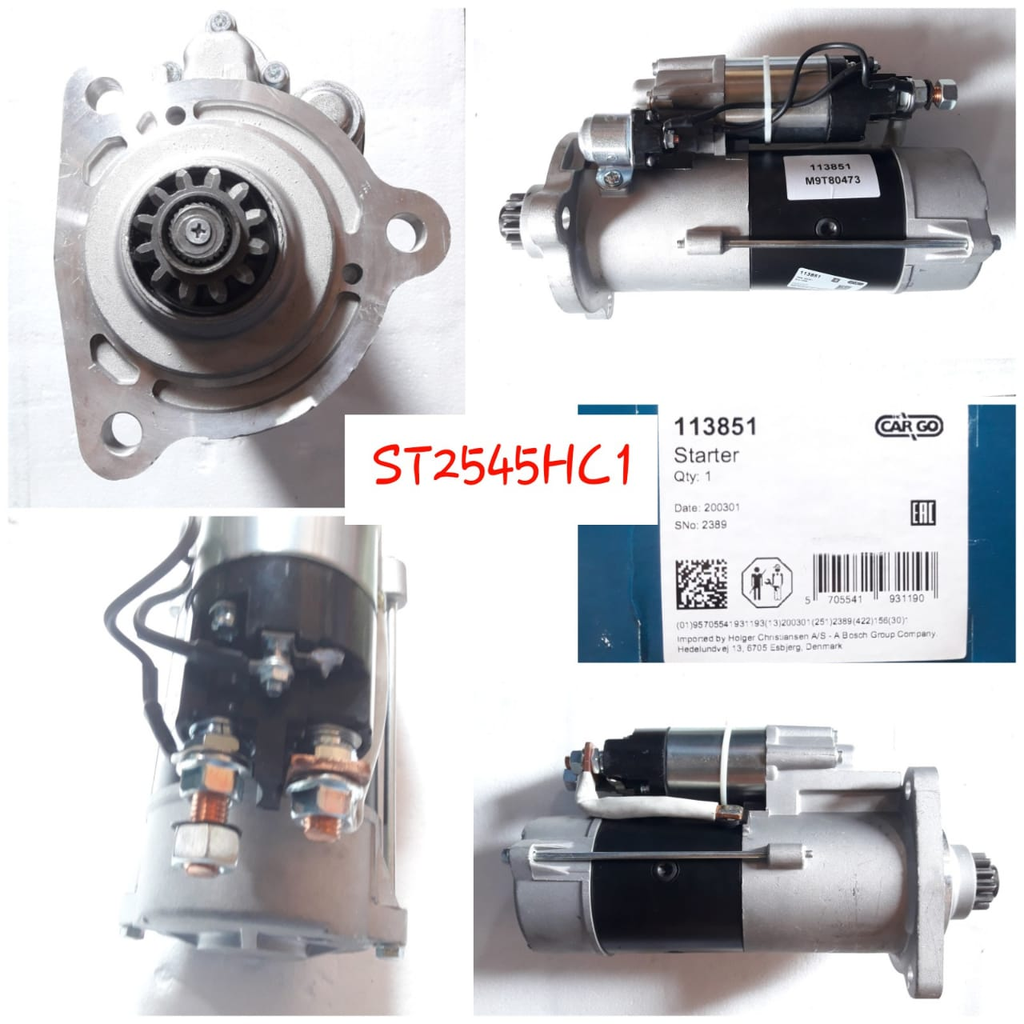 ST2545HC-MRCD AXOR 39MT 24V 12T 43MM B/B STARTER