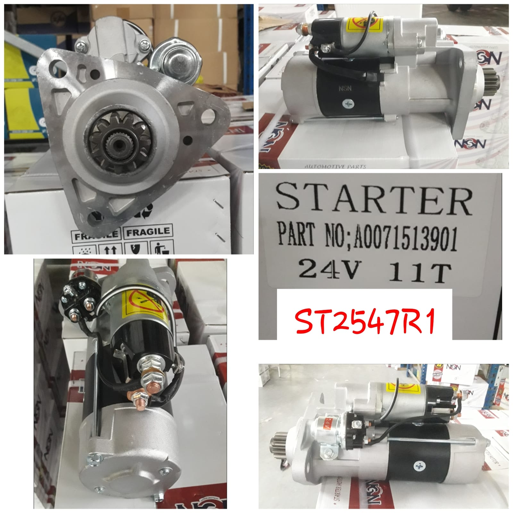 ST2547R1- MCD AXOR MP3 24V 11T 43MM BHC STARTER MOTOR