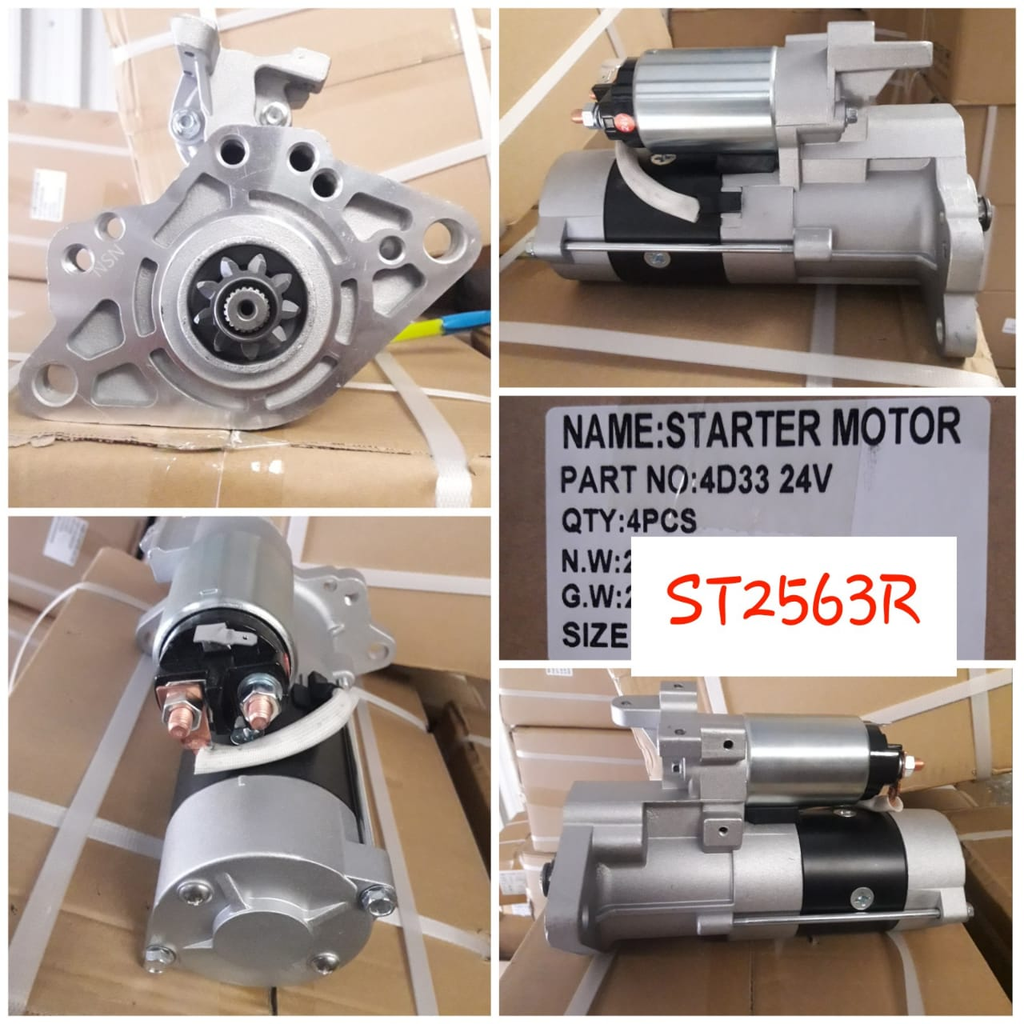 ST2563R   - MITS CANTER 4D33 24V 9T STARTER MOTOR