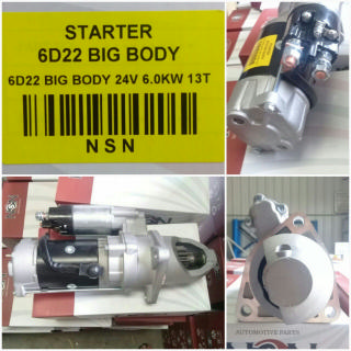 ST2583T   - MITS 6D22 TYPE  B/BODY 24V 13T STARTER