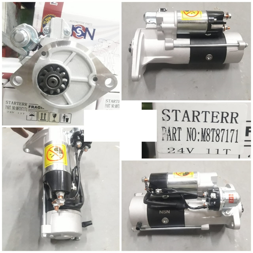 ST2587R   - MTS 6D34 24V 11T STARTER MOTOR