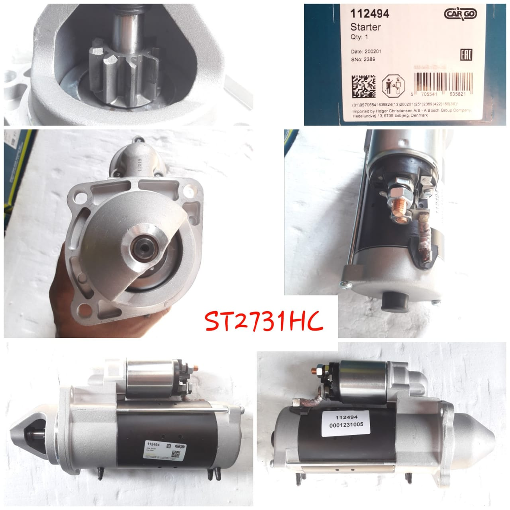 ST2731HC-PERKIN 24V 9T N/M RHO STARTER MOTOR