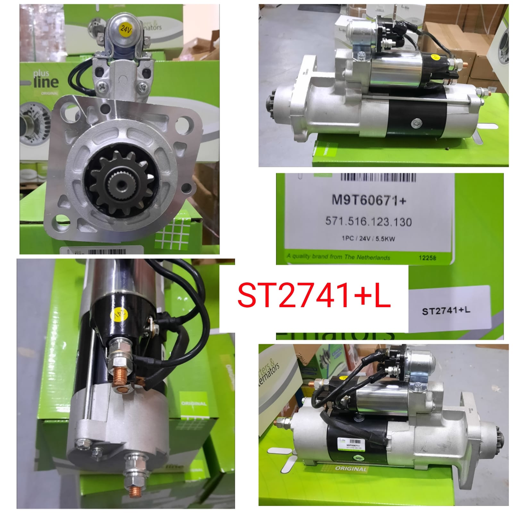 ST2741+L- RNT 24V 12T RHO STARTER MOTOR