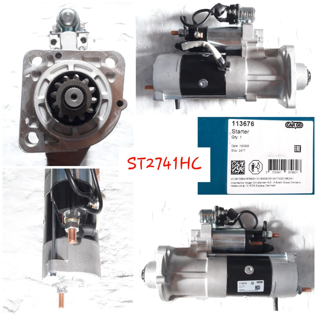 ST2741HC-RNT 24V 12T RHO+SAFETY STARTER MOTOR