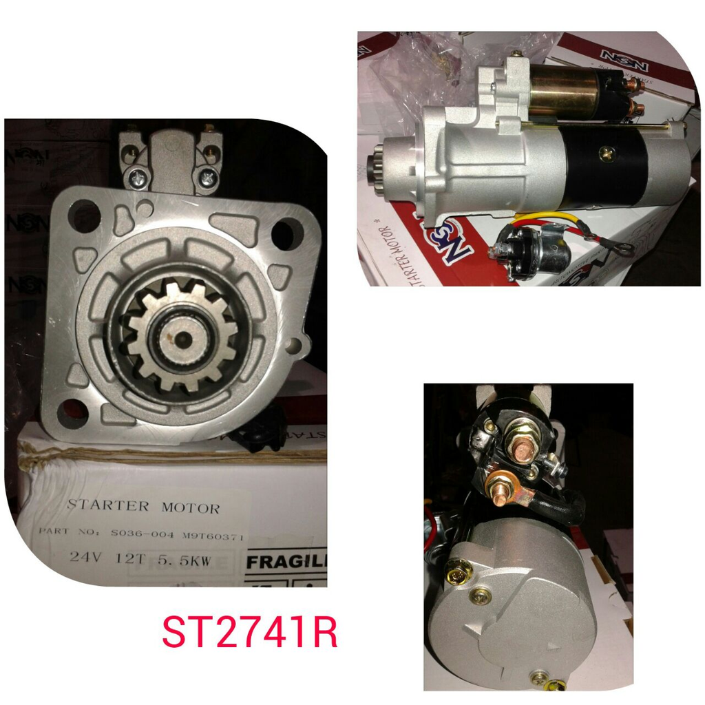 ST2741R   - RNT 24V 12T RHO+SAFETY STARTER MOTOR