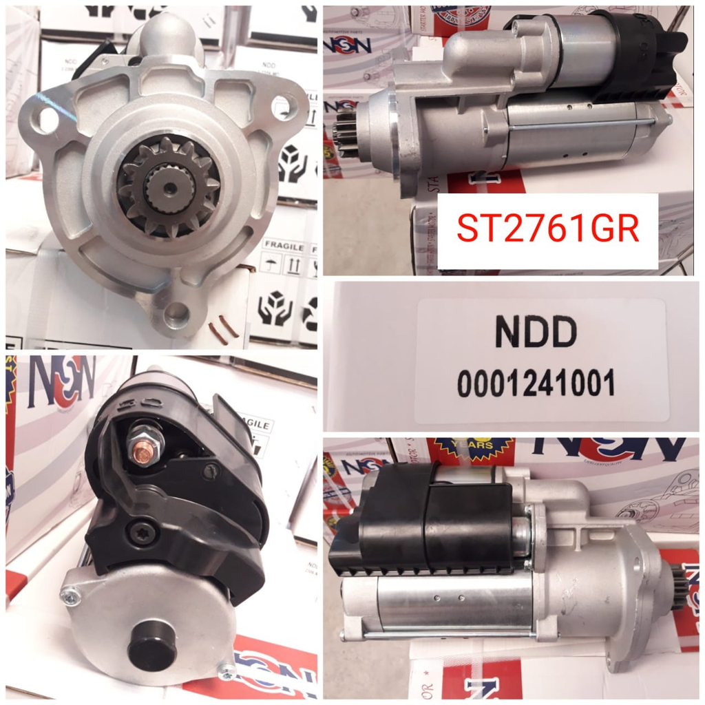 ST2761GR-SCN 24V 12T HOUSING/ROUND 9.2MM STARTER+SAFETY