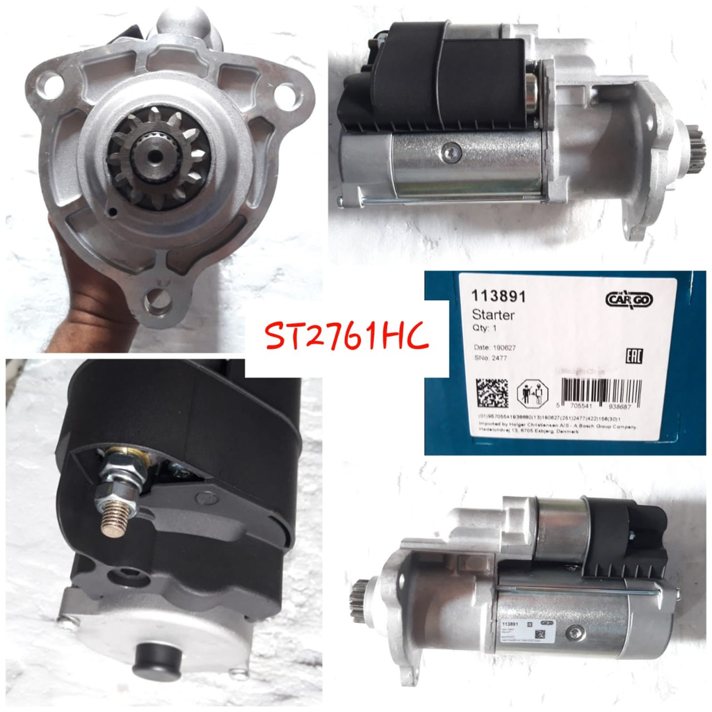 ST2761HC-SCN 24V 12T HOUSING/ROUND 9.2MM STARTER+SAFETY