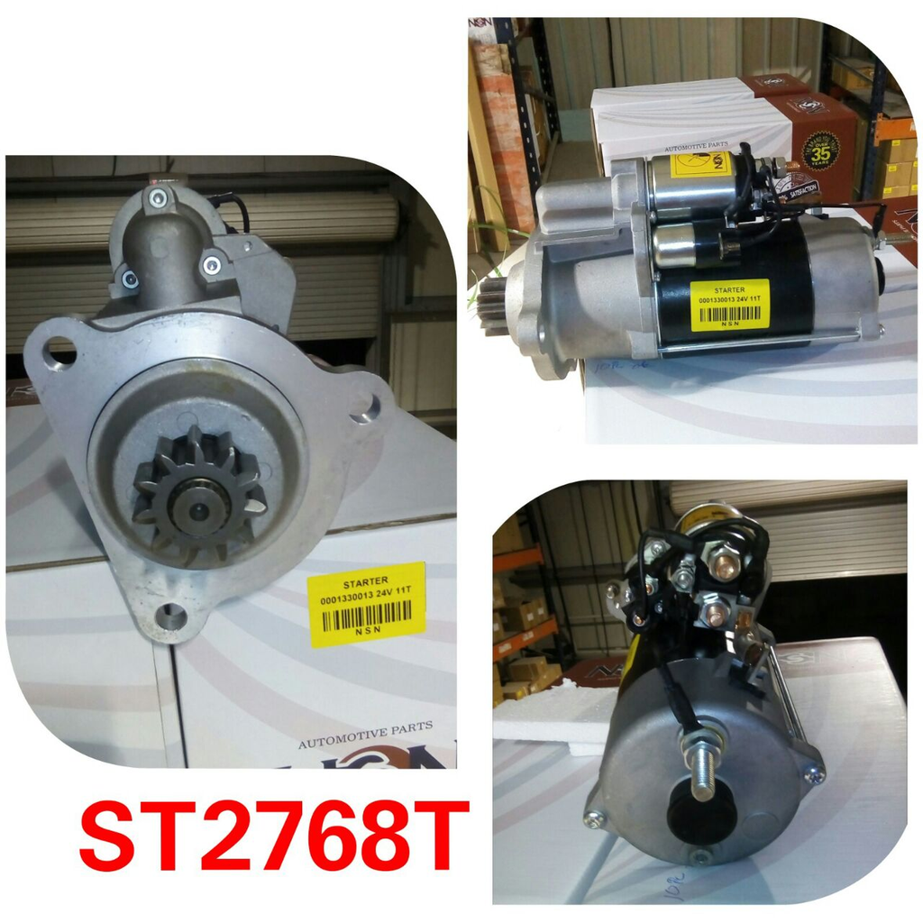 ST2768T-SCN/VOLV/LIEBHERR 24V 11T LHC STARTER