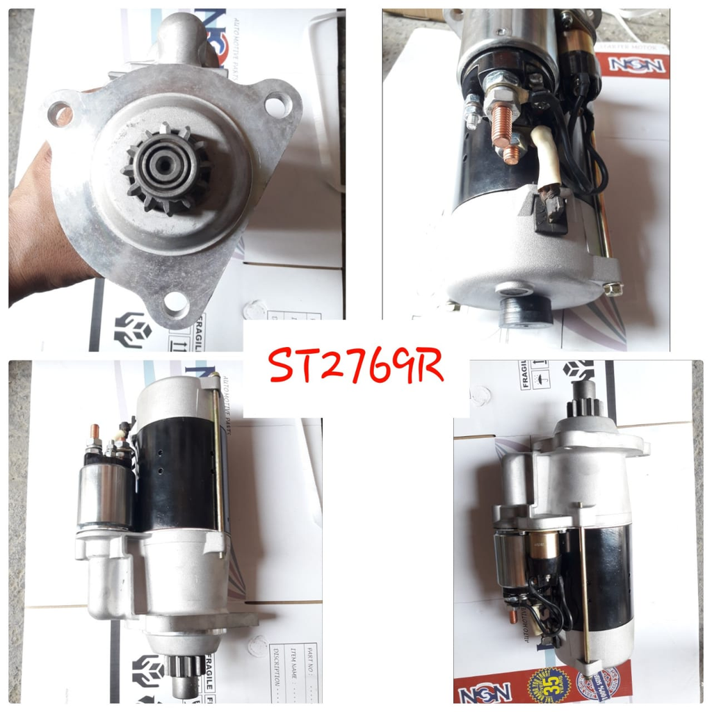 ST2769R-SCN/VOLV/LIEBHERR 24V 12T RHC STARTER +SAFETY