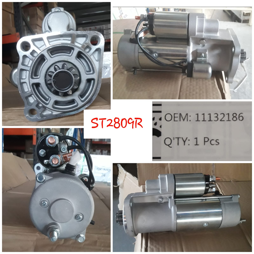 ST2809R-10T-T/T ISK 24V 10T N/M RHC STARTER + SAFETY