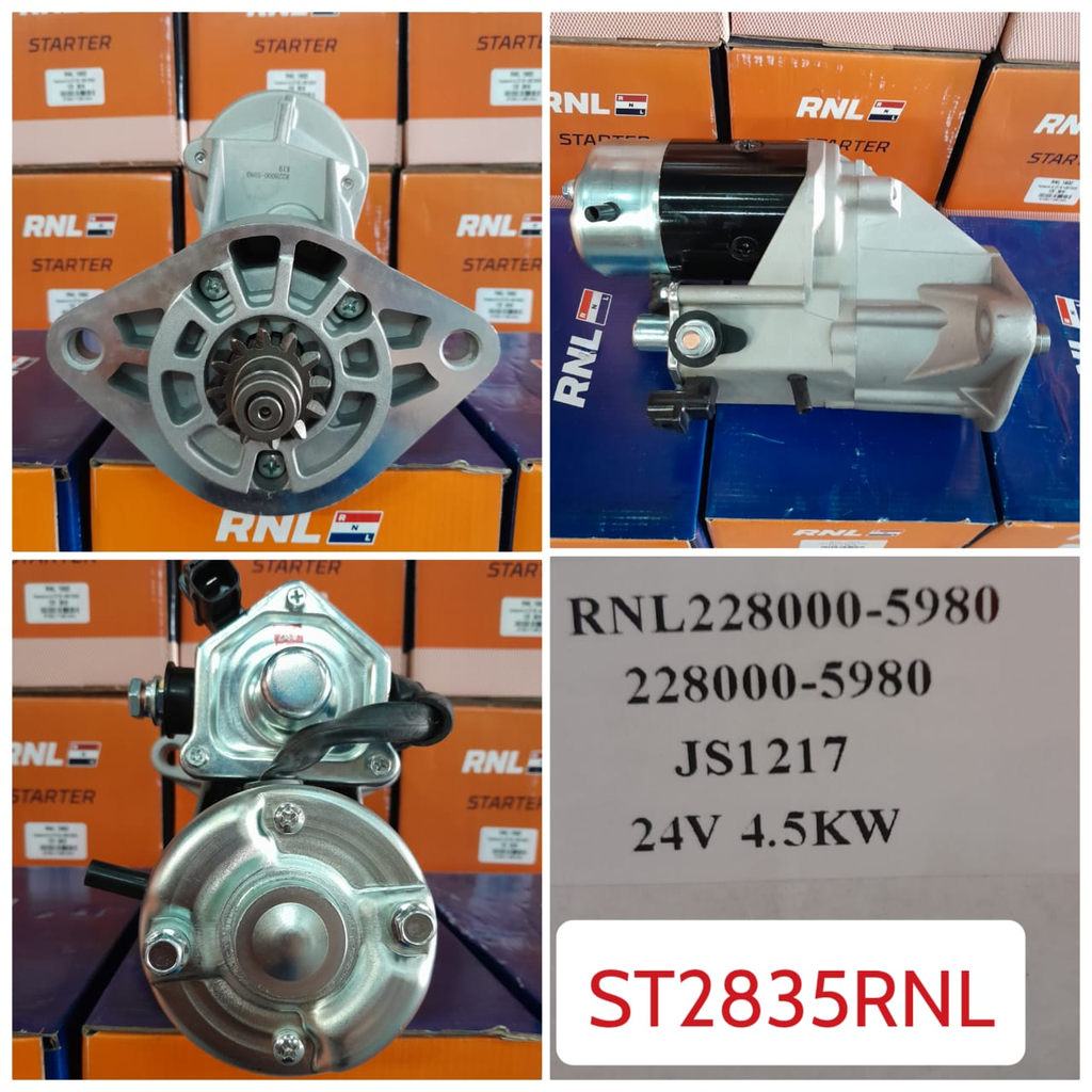 ST2835RNL- TOYOTA COASTER ND 24V 12T STARTER MOTOR
