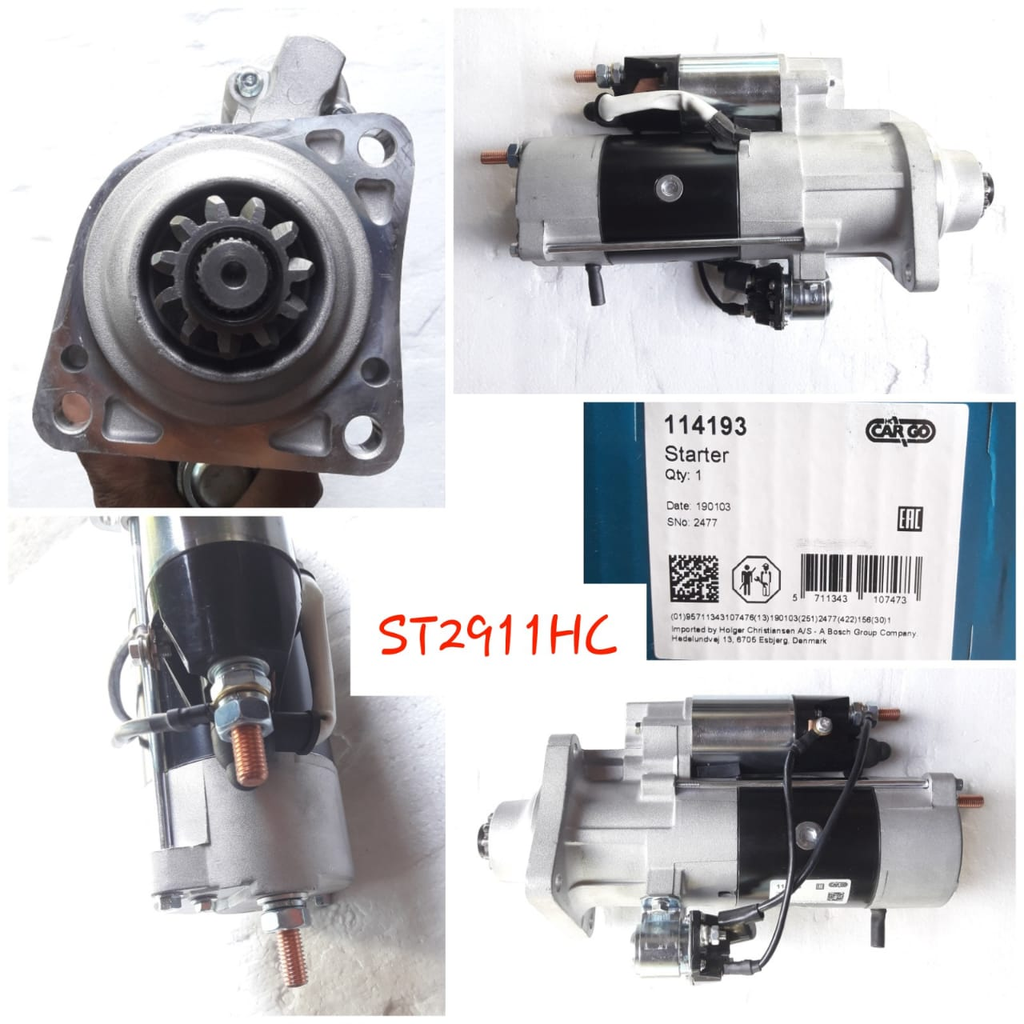 ST2911HC-VLV FL9/RNT ULC 24V 11T STARTER+SAFETY SWITCH
