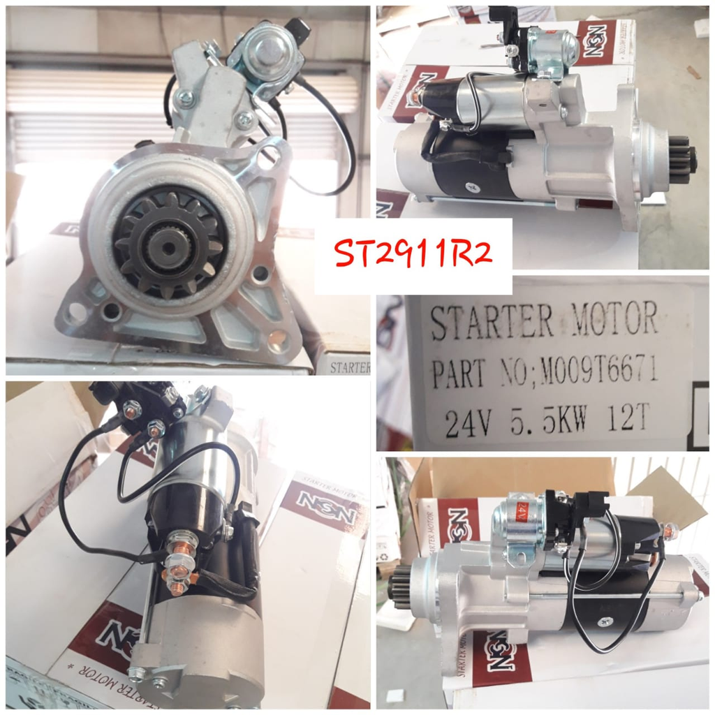 ST2911R2-CHINA VOLVO TRUCK 24V 12T ULC STARTER + SAFETY
