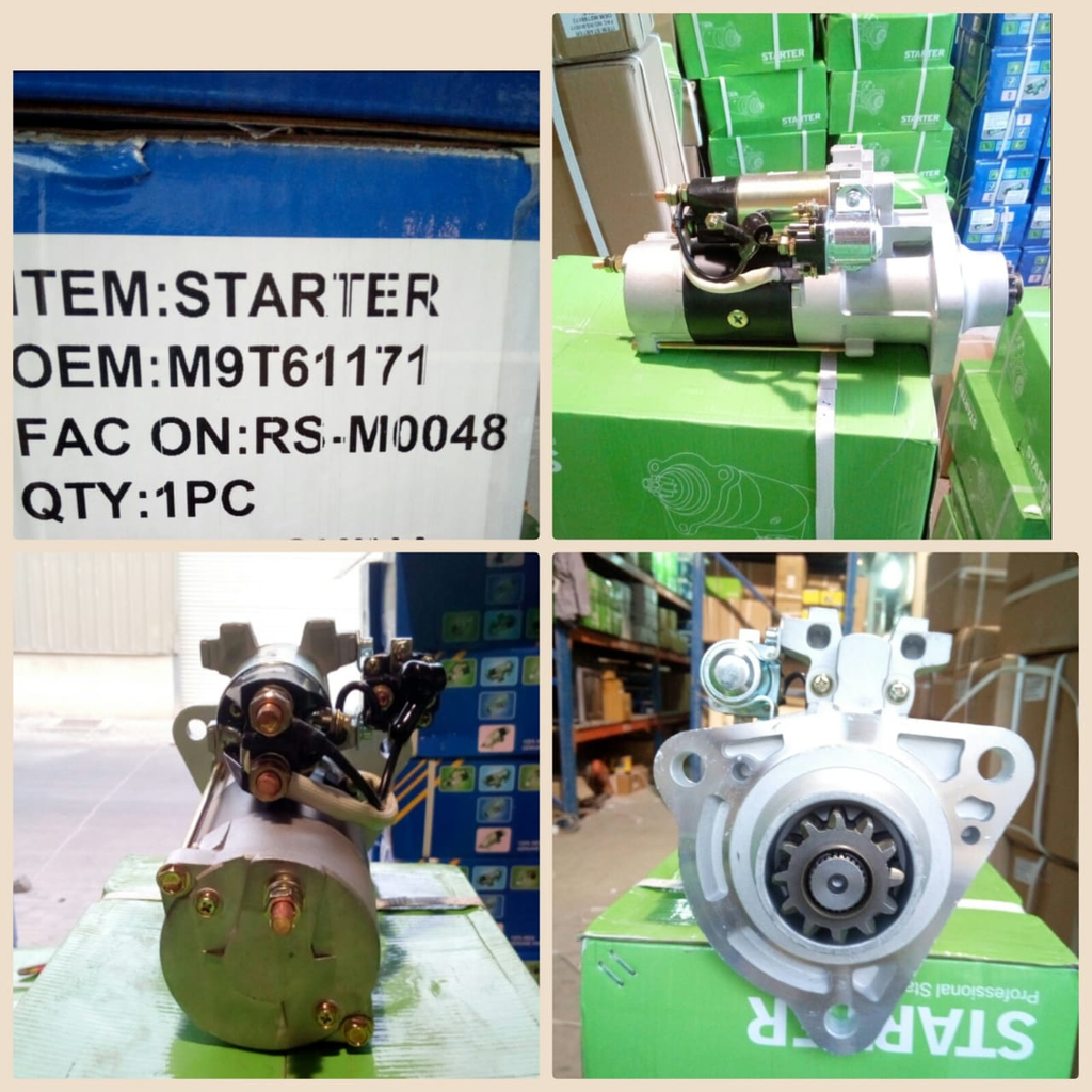 ST2913GR-VLV B12 N/M 24V 12T + RELAY STARTER MOTOR