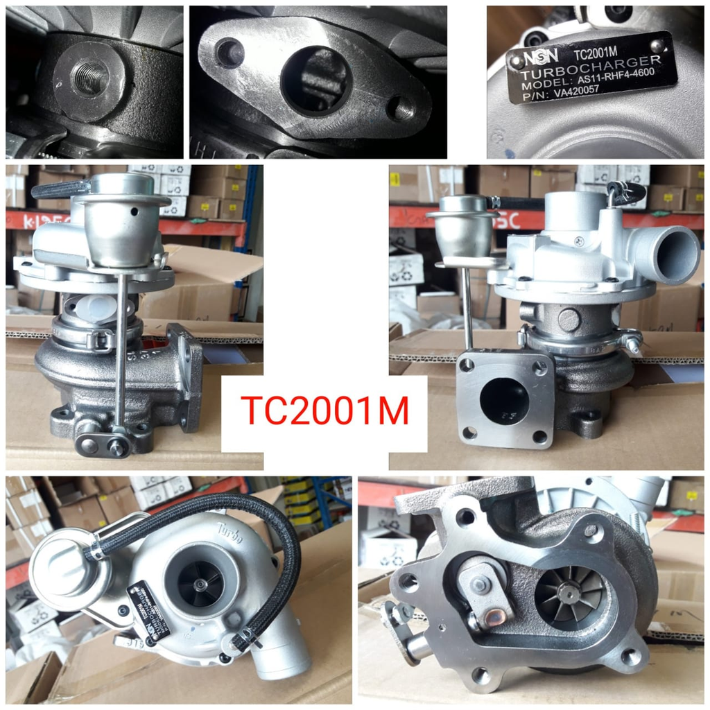 TC2001M - TURBOCHARGER BOBCAT AS12 HOLAND/CASE