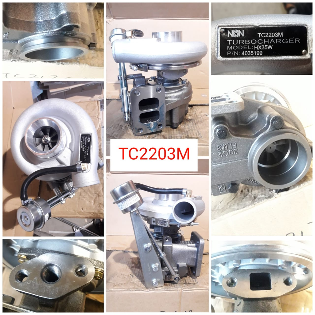 TC2203M-TURBOCHARGER CUMMINS HX35W, WH1C, 6BTA160