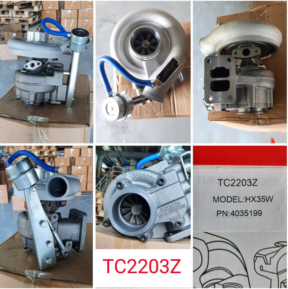 TC2203Z-TURBOCHARGER CUMMINS HX35W, WH1C, 6BTA160