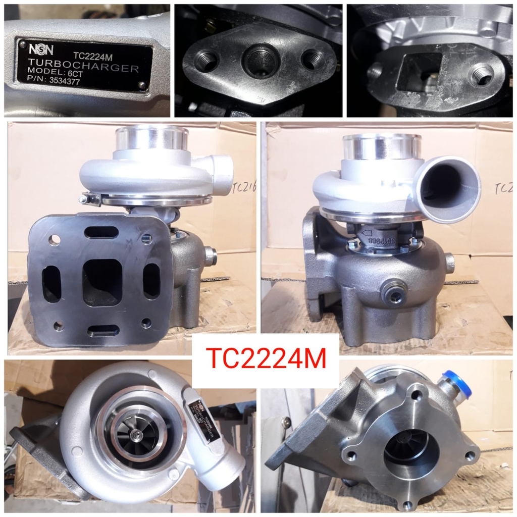 TC2224M-TURBOCHARGER CUMMINS MARINE 6BT, 6CT, H1E