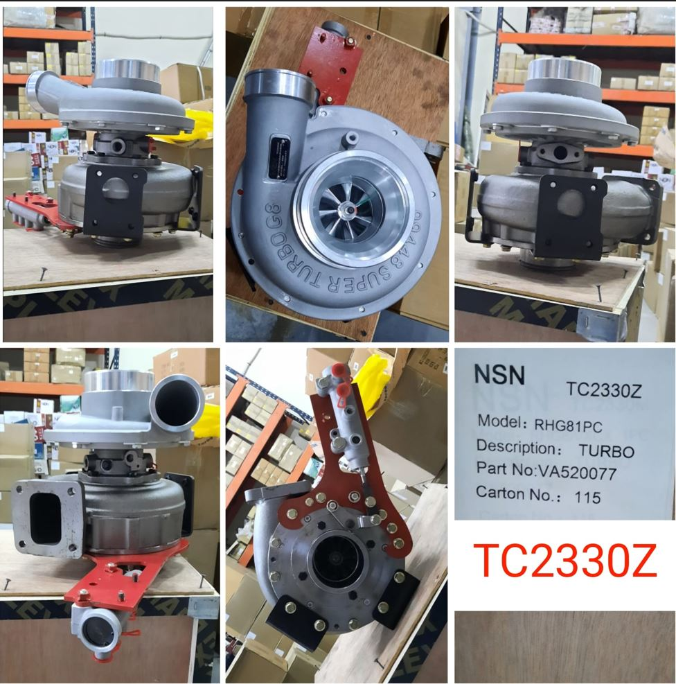 TC2330Z   - TUBOCHARGER HINO VXCX RHG8
