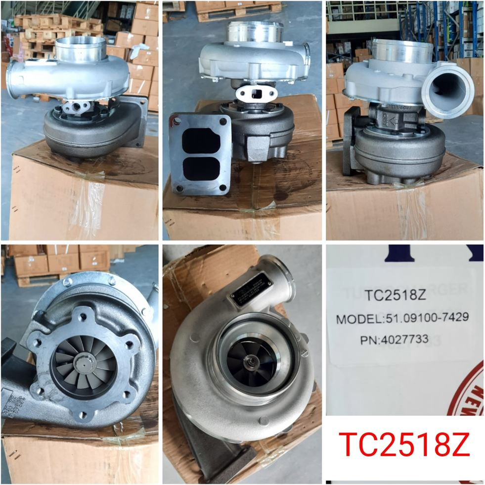 TC2518Z-TURBOCHARGER MAN TGA HX50/HX55 D2866LF14