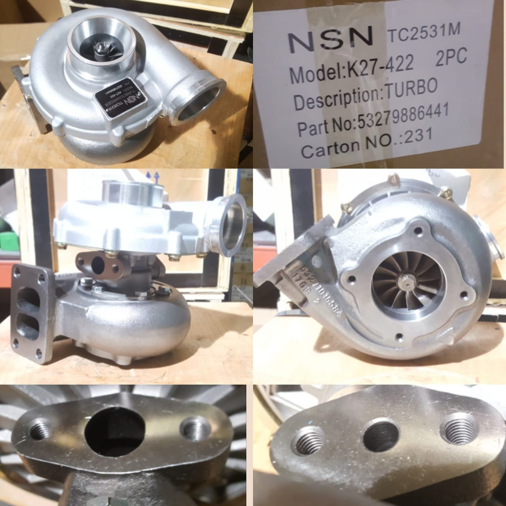 TC2531M-TURBOCHARGER MERCD OM366LA K27-422