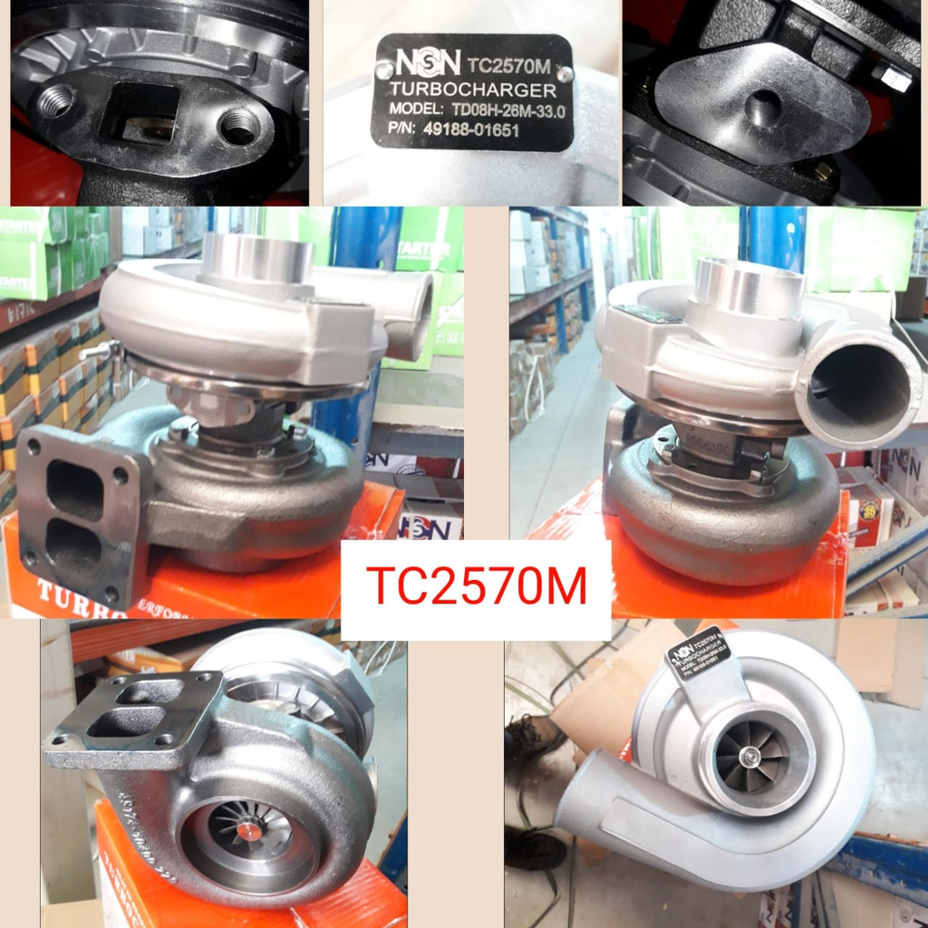 TC2570M-TURBOCHARGER MITS 6D22/6D24T/EXCAVATOR