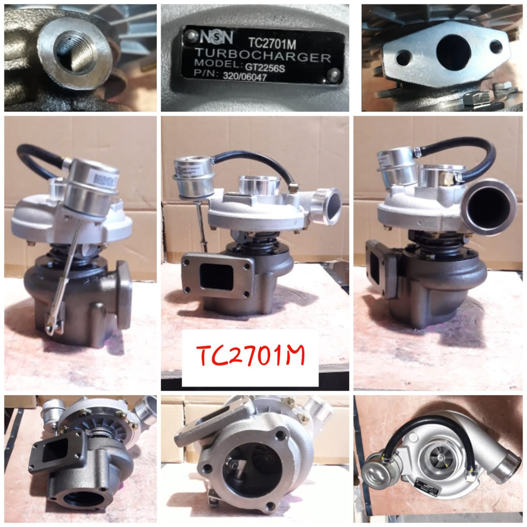 TC2701M   - TURBOCHARGER JCB 208 MODEL 3CX/4CX