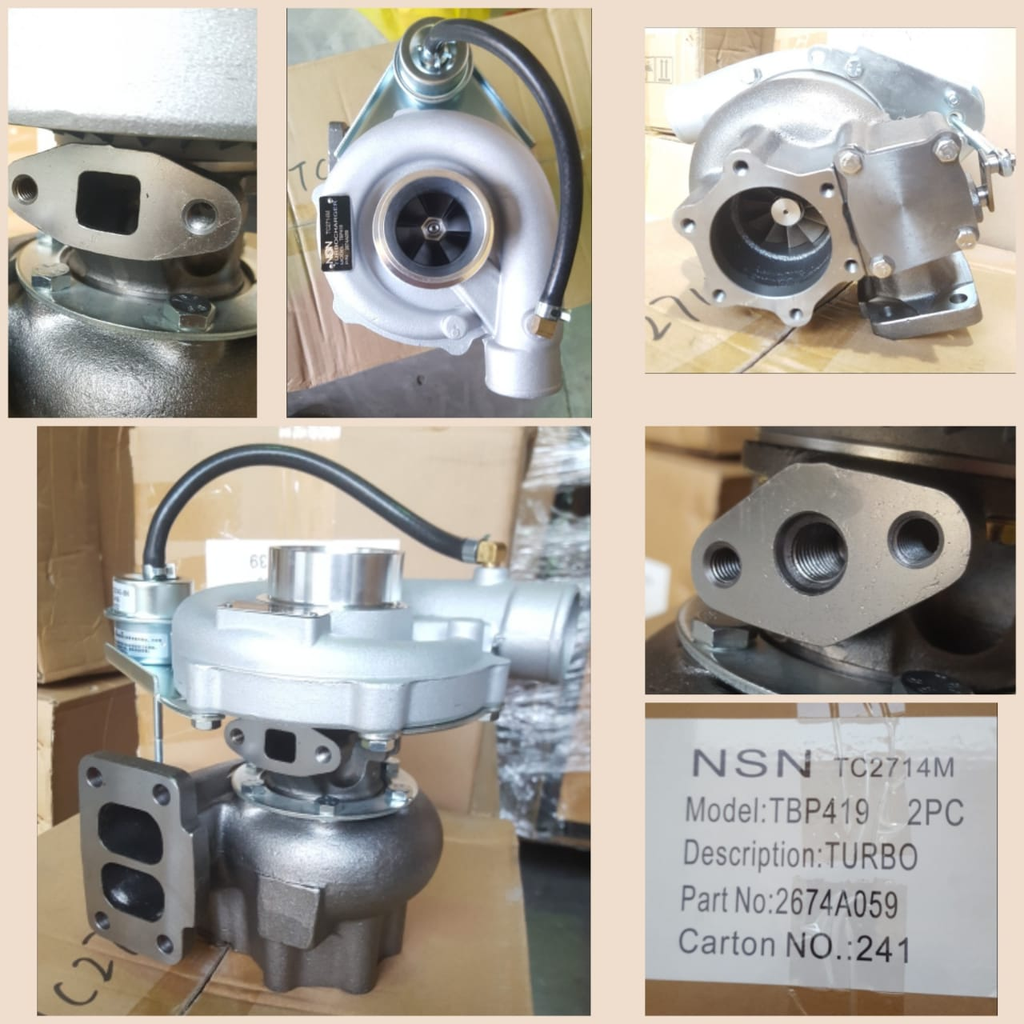 TC2714M-TURBOCHARGER PERKINS TBP419