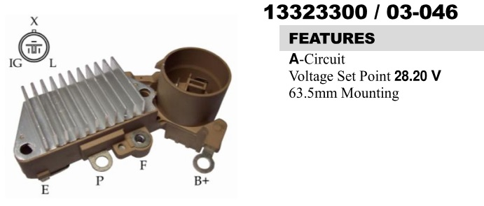 YR2823ZT   - ND COASTER 24V 3P ROUND 63.5MM REGULATO