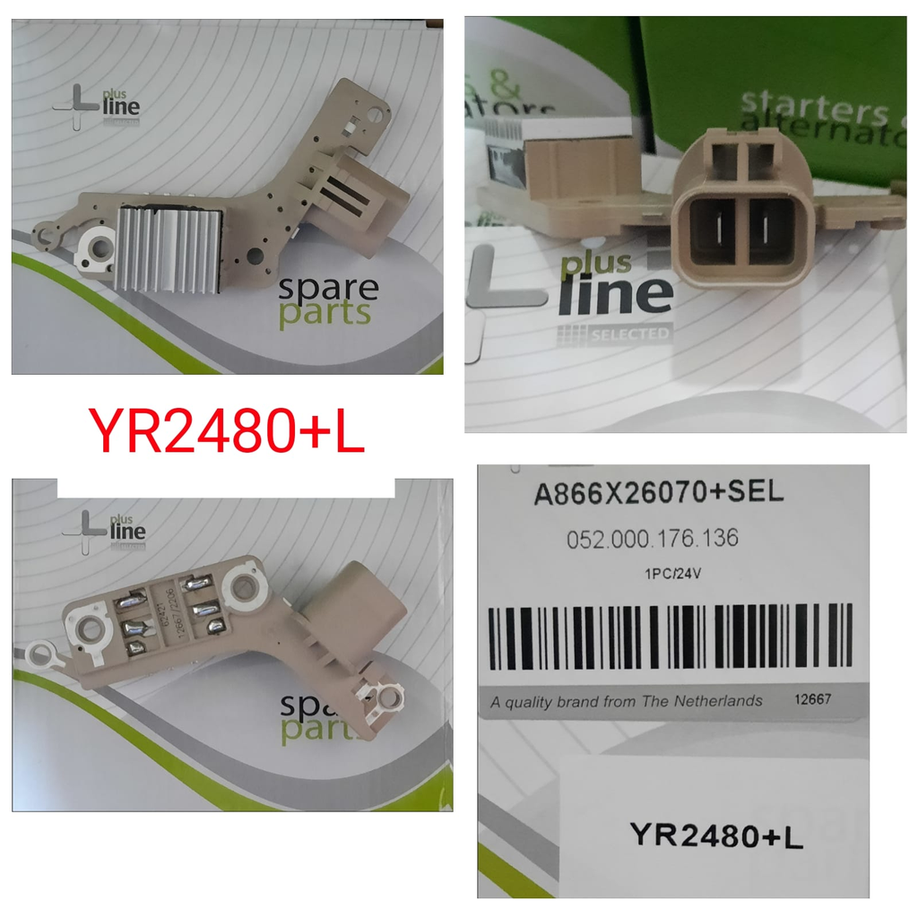 YR2480+L- MITS 24V 80A ROSA REGULATOR