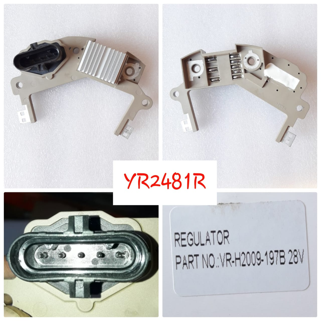 YR2481R-MITS ROSA/SCANIA 24V 5P W/O CARBON REGULATOR