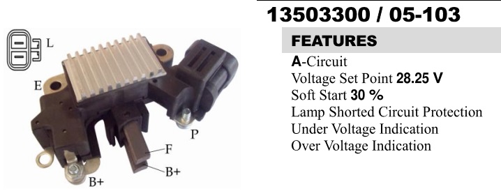 YR2314ZT   - IZU NPR 24V L FC-GR 1P REGULATOR