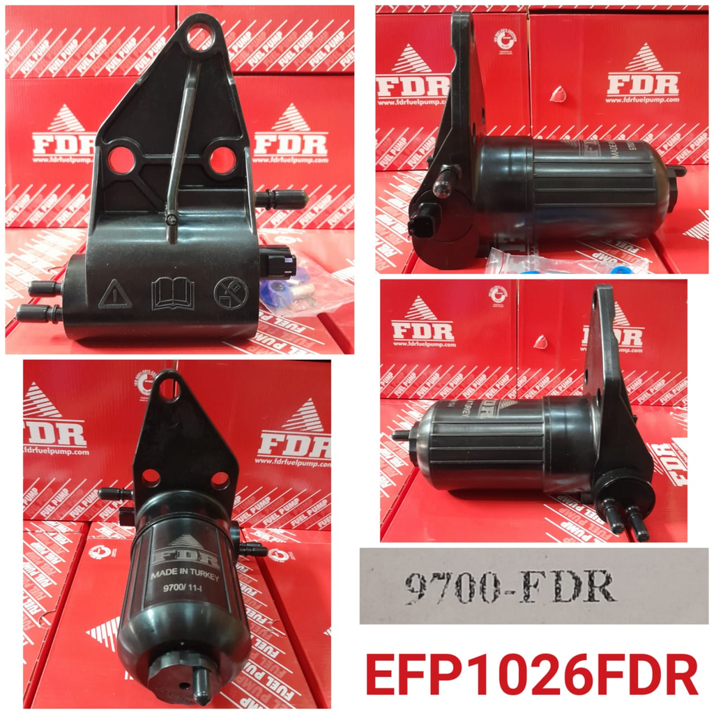 EFP1026FDR- PERK 1103/1104/1106 BLACK SMALL FUEL PUMP 12V