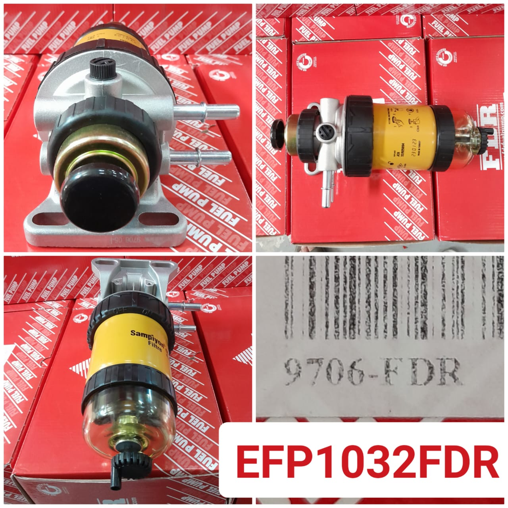 EFP1032FDR- JCB YELLOW BOTTLE 12V FUEL PUMP  WITHOUT WIRE