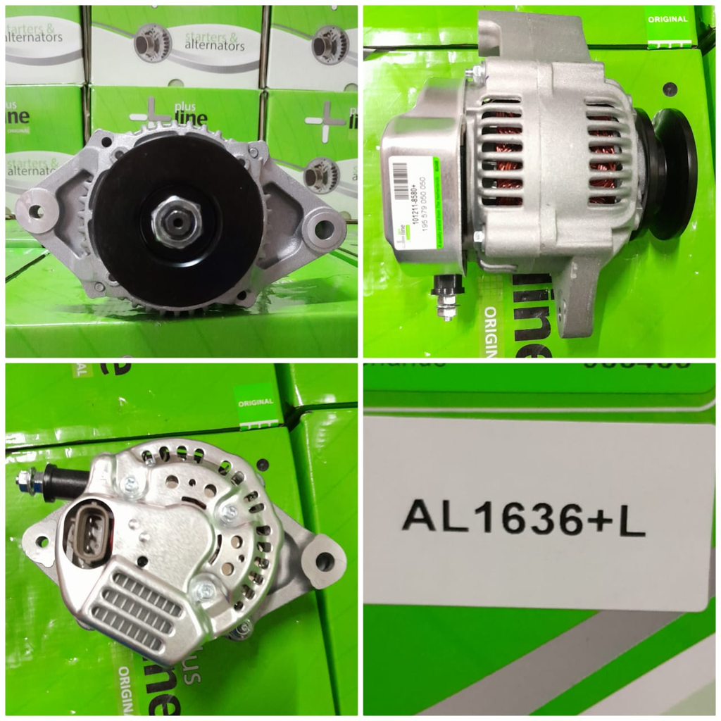 AL1636+L-ND 12V 60A 3P STR LONG U/BOLT (L IG P)ALTERNATOR